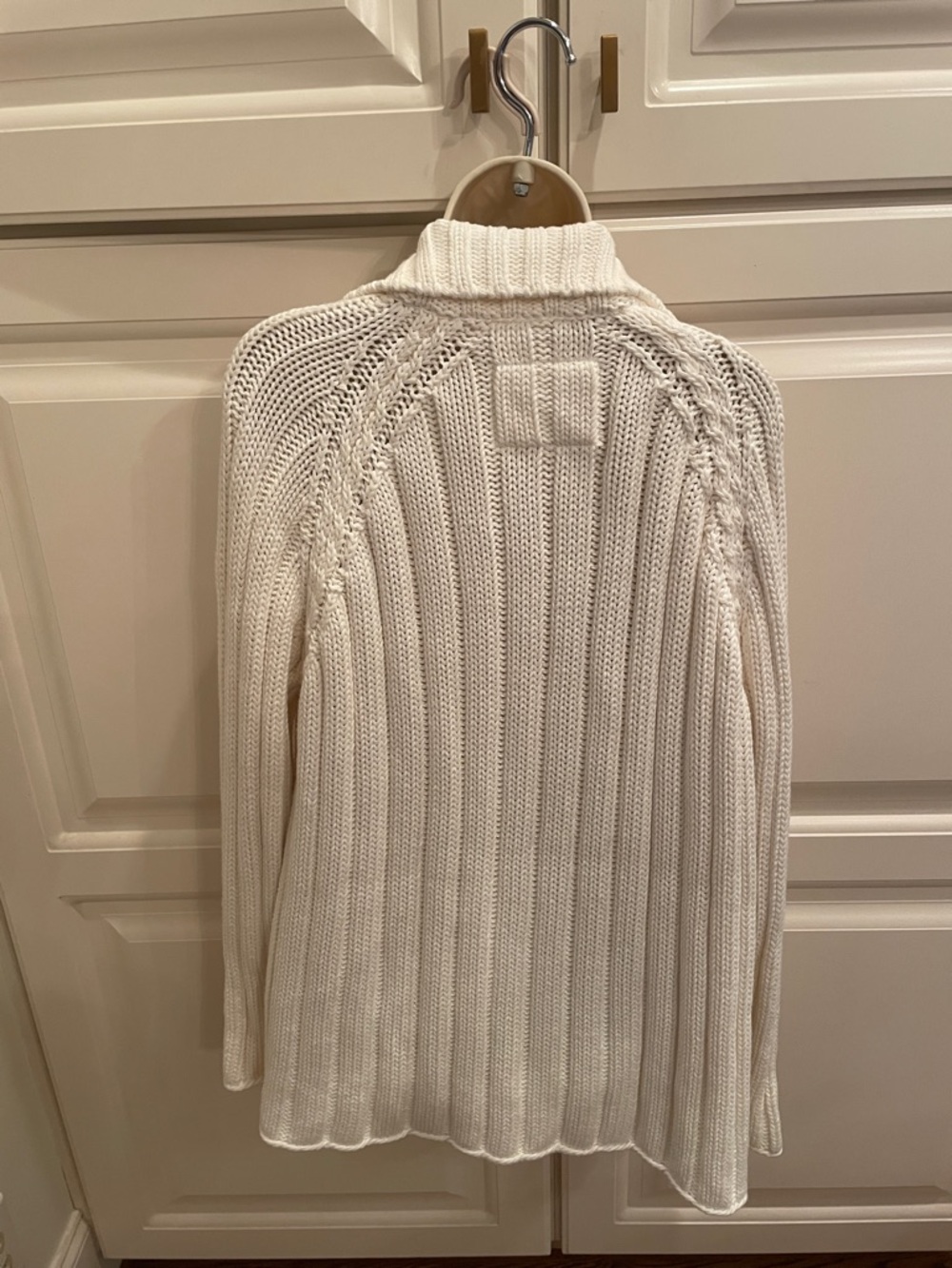 Frank and Eileen Cotswolds cable knit cardigan sz L - Picture 5 of 9